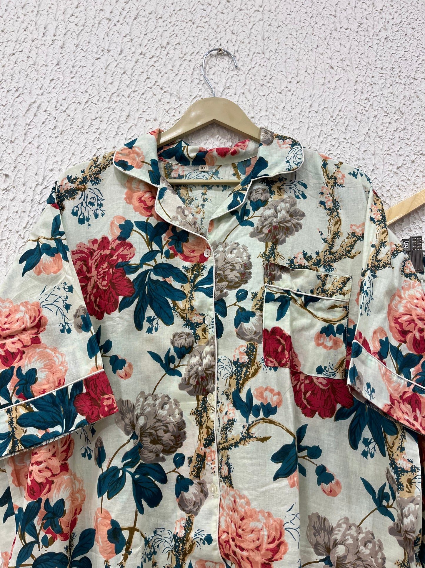 Floral Printed Cotton Coordset.