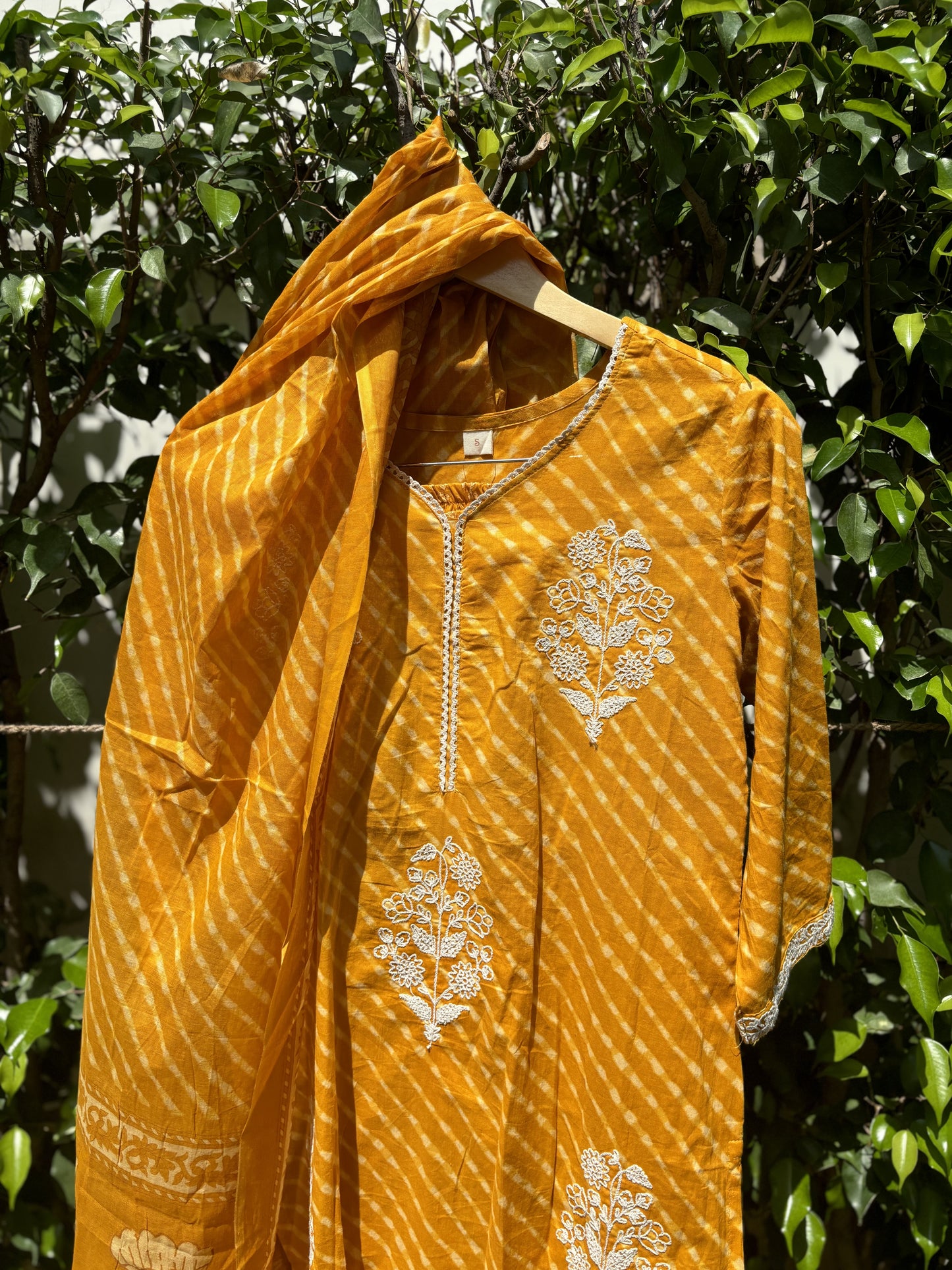 Lehriya Cotton Straight Suit Set