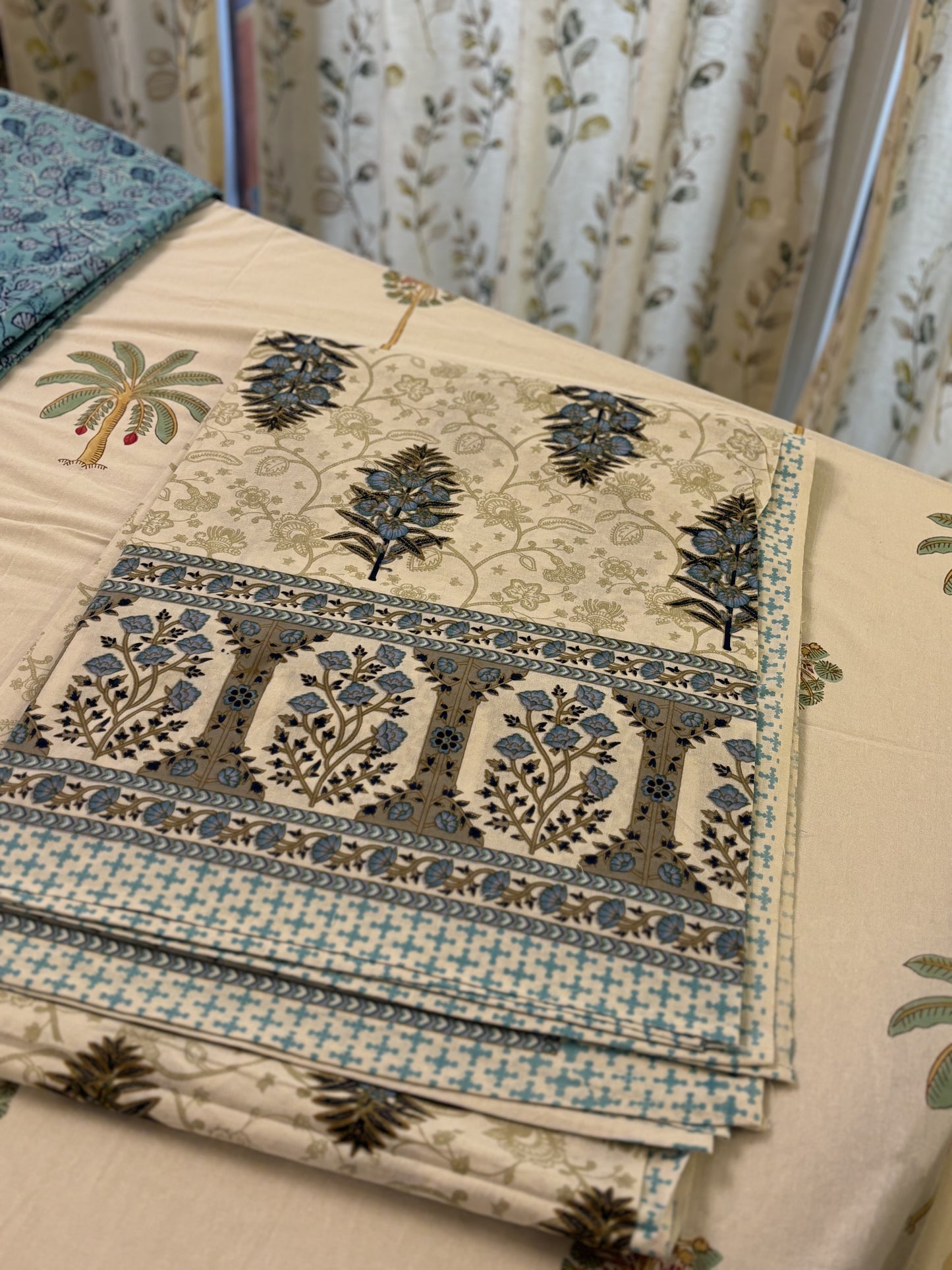 Floral Jaal Pure Cotton Super King Size Bed Sheet