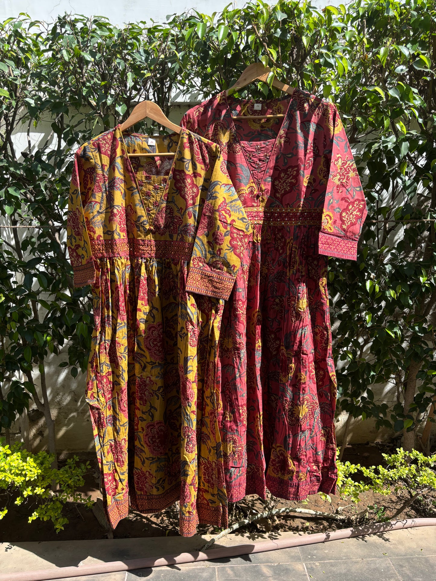 Must Haves Cotton Brown Anarkali Suit set
