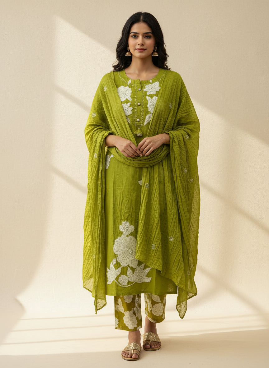 Cotton Suit Set in 2 Versatile Colours