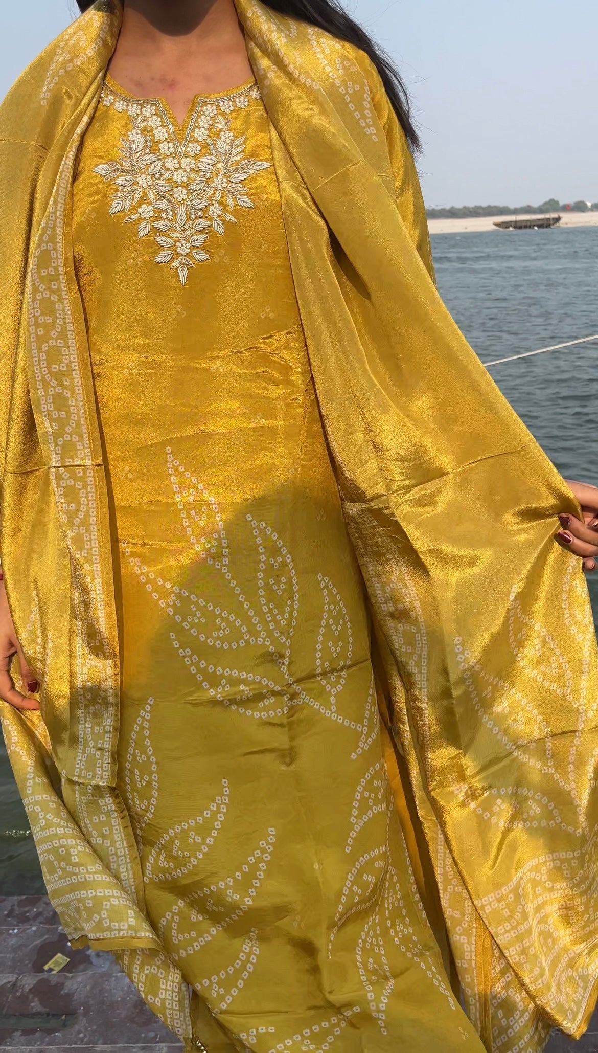 Sehaaj Shimmer Silk Suit Set