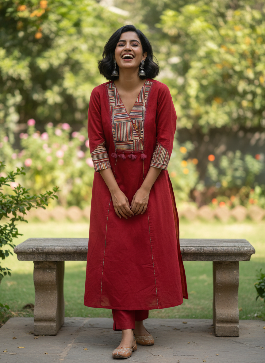 Cotton Winter Essential Kurta Pant Set