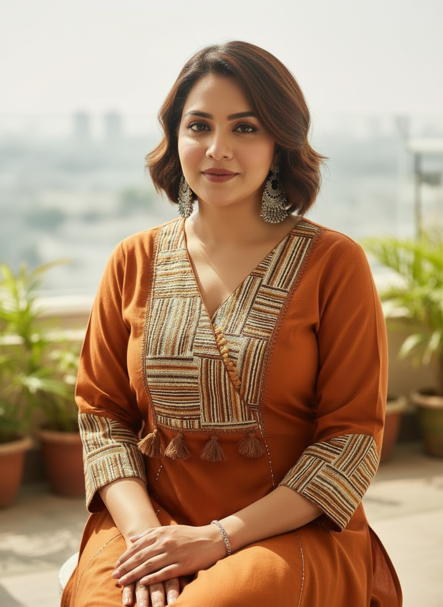 Cotton Winter Essential Kurta Pant Set