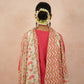 Pink Cotton Block-Printed Kurta Set