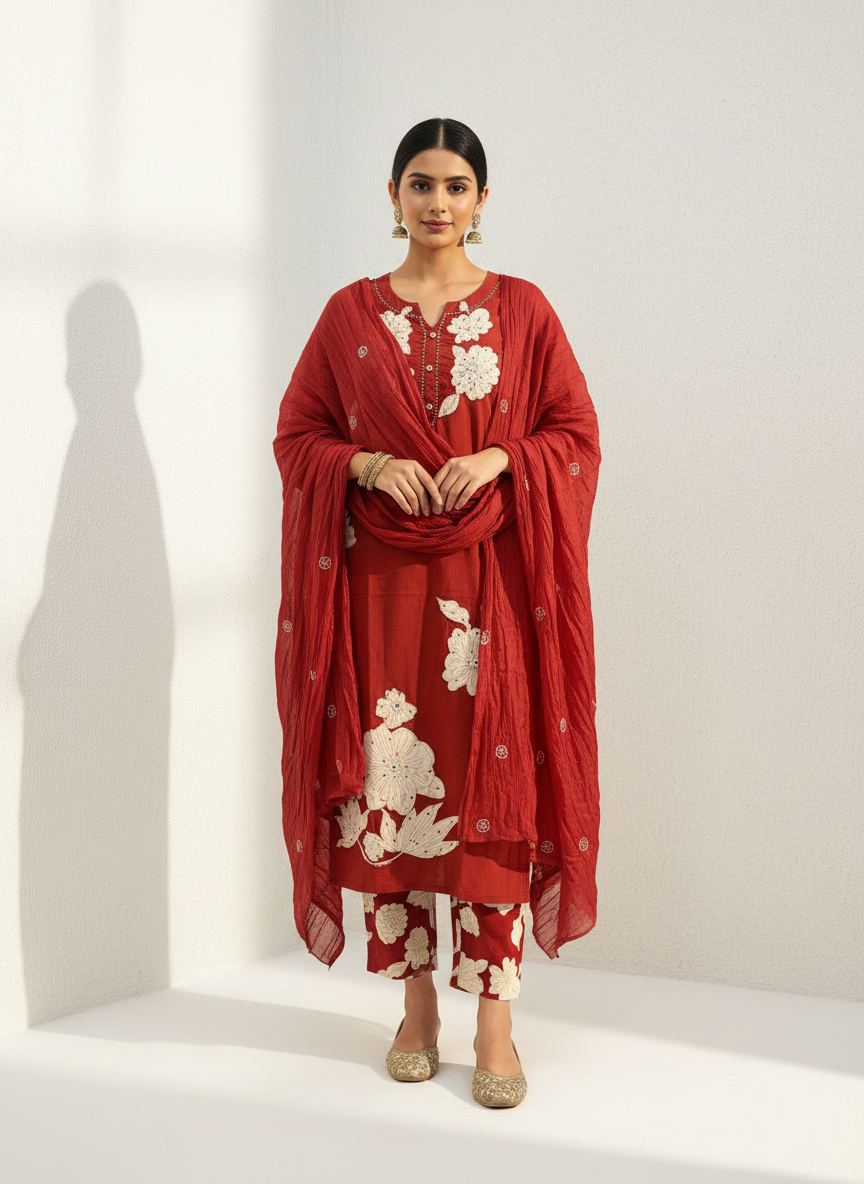 Cotton Suit Set in 3 Versatile Colours