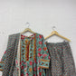 Printed Cotton Anarkali Suit Set with cotton printed dupatta