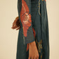 Mulchanderi Anarkali Set With Embroidery