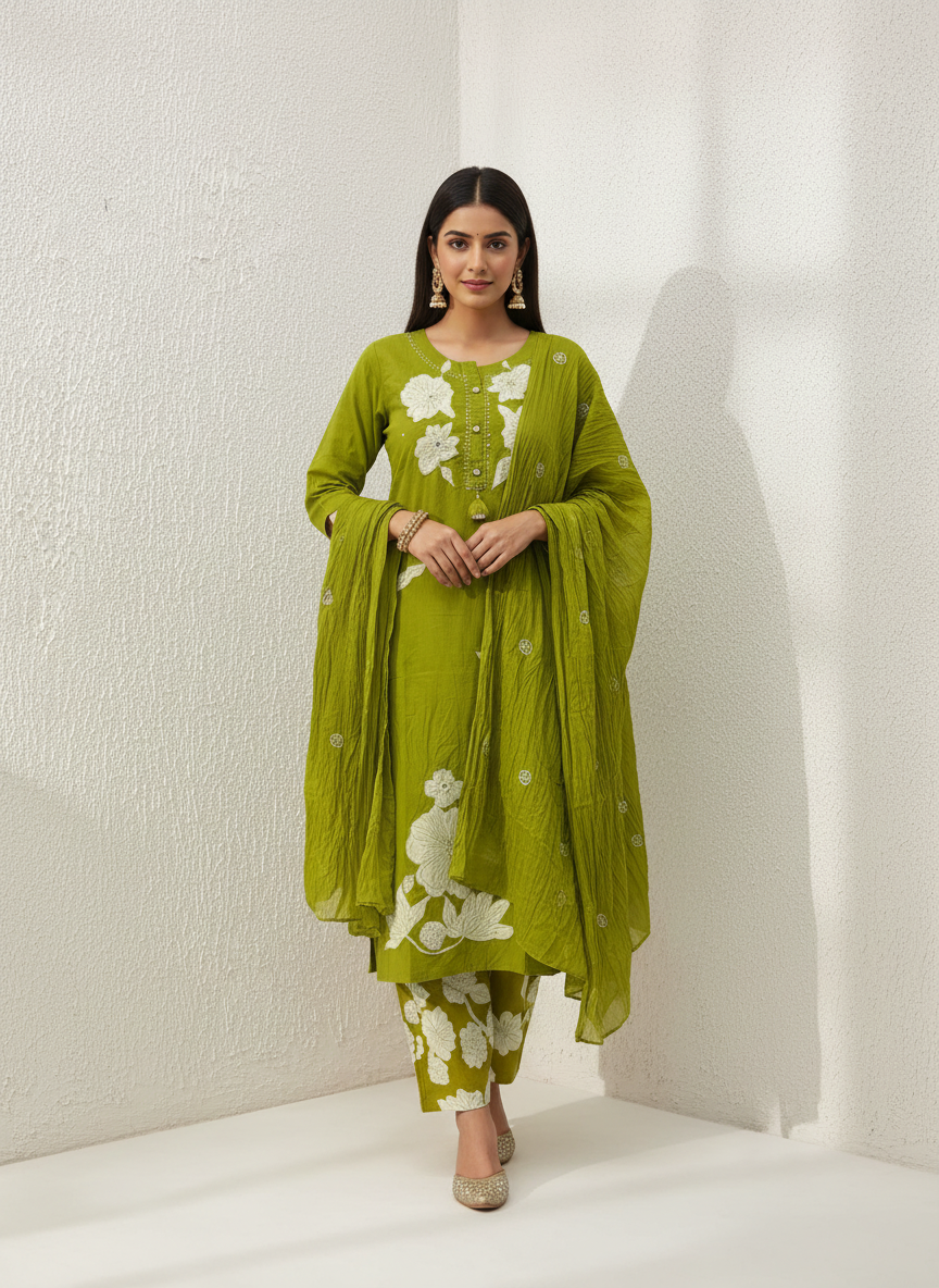 Cotton Suit Set in 3 Versatile Colours