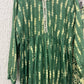 Green Floral Printed Cotton Kurta Sharara Set