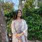 Green/Blue Jal Cotton Printed Dupatta Set.