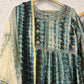 Green Muslin Anarkali Suit Set