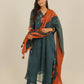 Mulchanderi Anarkali Set With Embroidery