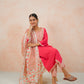 Pink Cotton Block-Printed Kurta Set