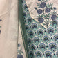 Handblock printed cotton kurta set with dupatta