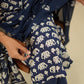 Blue/Red Elephant Print Cotton Kurta Set