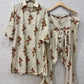 Floral printed Muslin Coordset with tulip pants