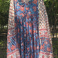 Floral Handblock Printed Cotton Anarkali