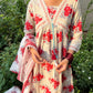 Floral Print Cotton Anarkali Suit Set