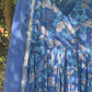 Blue Handblock Printed Cotton Anarkali