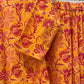 Orange Floral printed cotton Coordset.