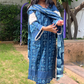 Indigo Straight Suit Set