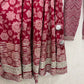 Pink Printed Cotton Kurta Pant Set