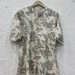 White Cotton Printed shirt