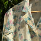 Light Floral Printed Cotton Flax Aline Kurta