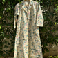 Light Floral Printed Cotton Flax Aline Kurta