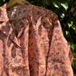Peach Cotton Flax Aline Kurta