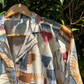 Multi Abstract Print Cotton Aline Kurta