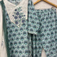 Handblock printed cotton kurta set with dupatta