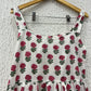 White Handblock Cotton Printed Dress