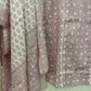 Pink printed cotton kurta set with dupatta