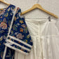 Pure hand block choga set kurta set with lace details