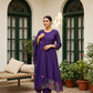 Pure Banaras Mulchanderi A-Line 3-Piece Set