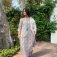 Green/Blue Jal Cotton Printed Dupatta Set.