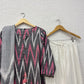 Ikkat cotton kurta set with dupatta