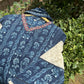 Indigo Straight Suit Set