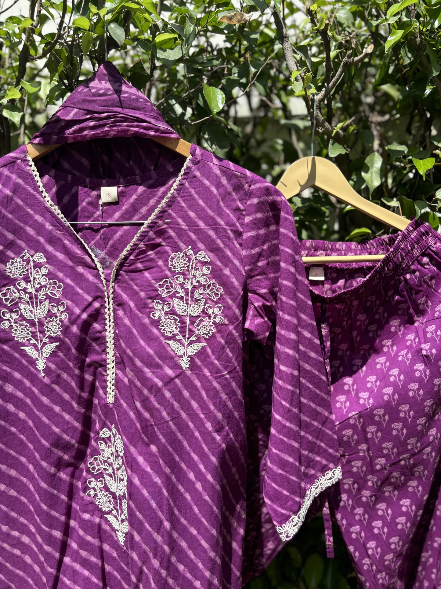Lehriya Cotton Straight Suit Set