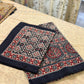 Ajrak Print Pure Cotton King Size Bed Sheet