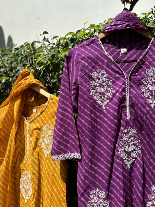 Lehriya Cotton Straight Suit Set