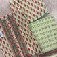 Embroidered Cotton Block Printed Unstitched Suit Set