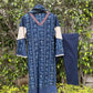 Indigo Straight Suit Set