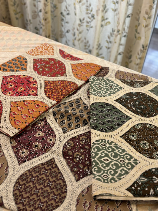 Block Print Pure Cotton King Size Bed Sheet