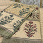 Rosa Butah Block Print Pure Cotton Single Bed Sheet