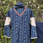 Indigo Straight Suit Set