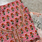 Thread Embroidered Cotton Block Printed Unstitched Suit Set