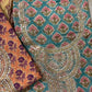 Premium Embroidered Cotton Block Printed Unstitched Suit Set